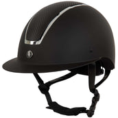 BR Casco da equitazione Omega painted Nero/Cromo
