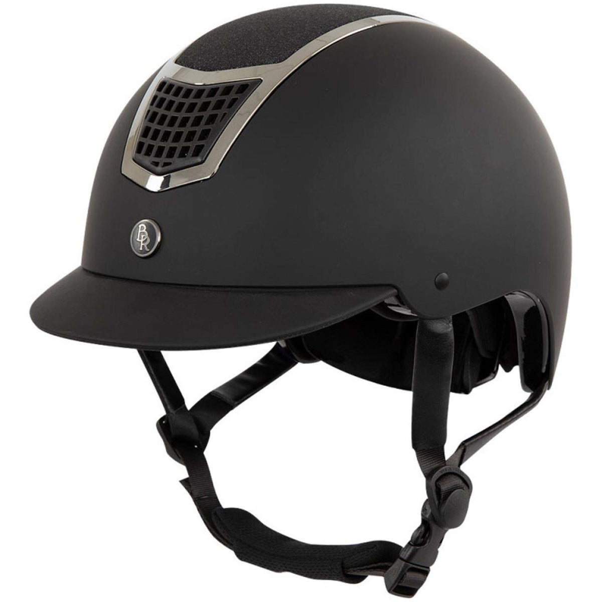 BR Casco da equitazione Lambda Nero/Canna di fucile