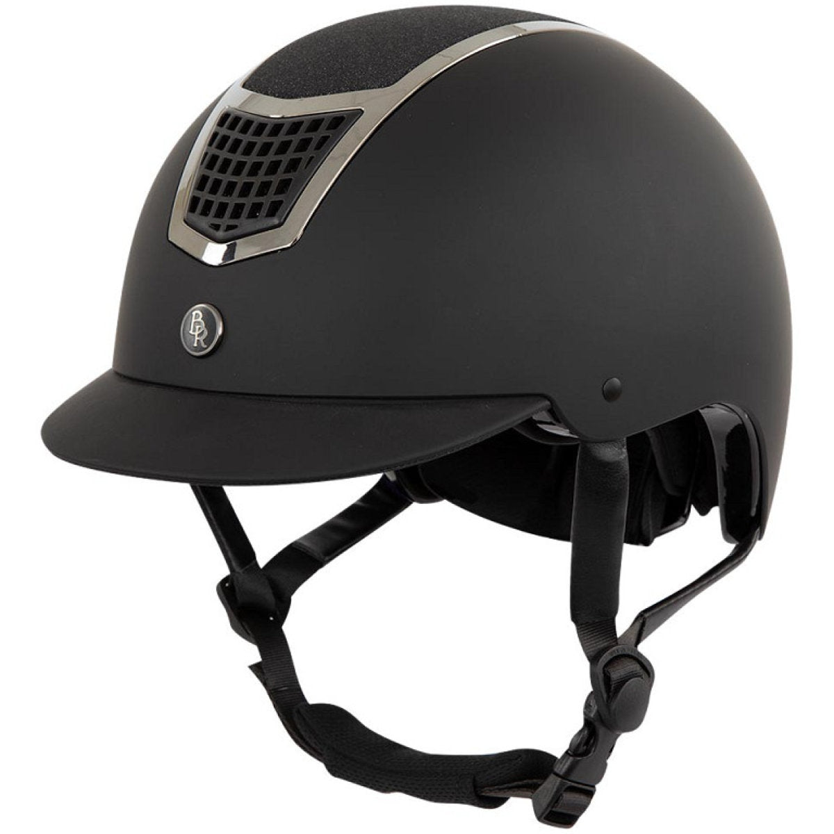 BR Casco da equitazione Lambda Nero/Canna di fucile