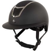 BR Casco da equitazione Lambda Plus Glitter Nero/Canna di fucile