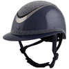 BR Casco da equitazione Theta Plus Dazzling Glamourous Glossy Navy/Gunmetal