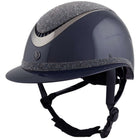 BR Casco da equitazione Theta Plus Dazzling Glamourous Glossy Navy/Gunmetal