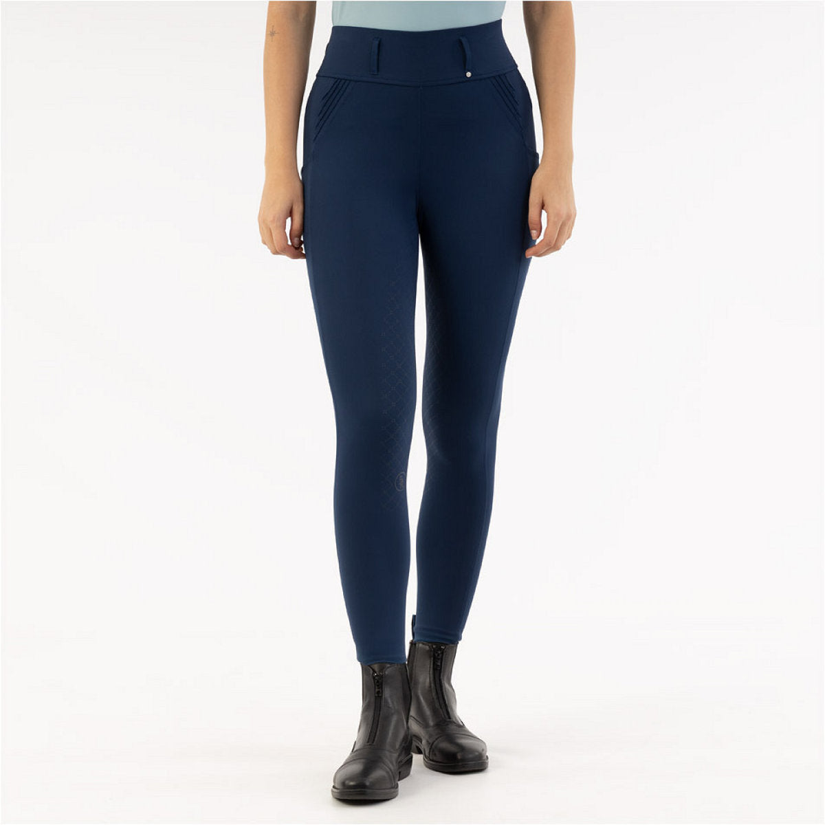 BR Leggings da Equitazione Krista Full Grip Pageant Blue