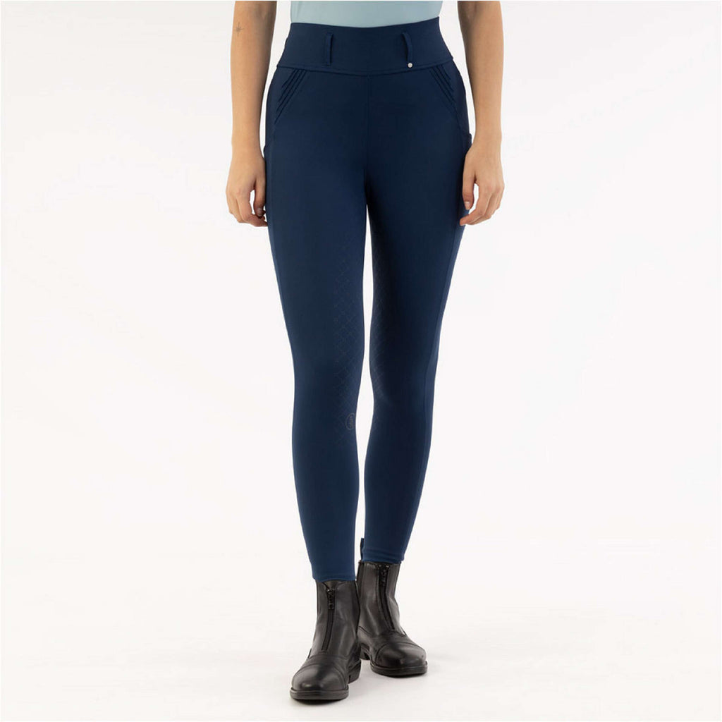 BR Leggings da Equitazione Krista Full Grip Pageant Blue