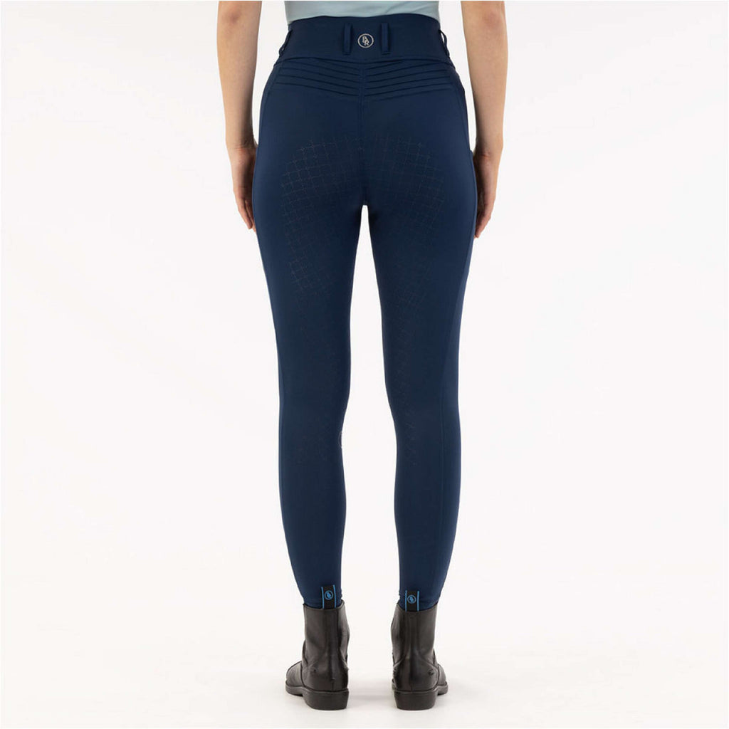 BR Leggings da Equitazione Krista Full Grip Pageant Blue