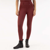 BR Leggings da Equitazione Krista Full Grip New Maroon