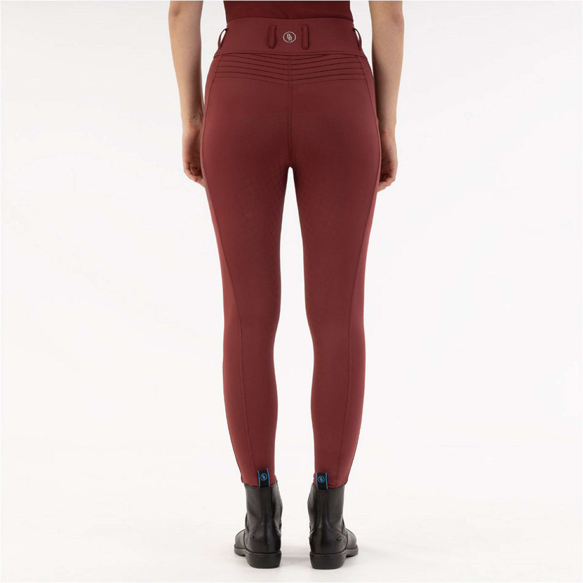 BR Leggings da Equitazione Krista Full Grip New Maroon