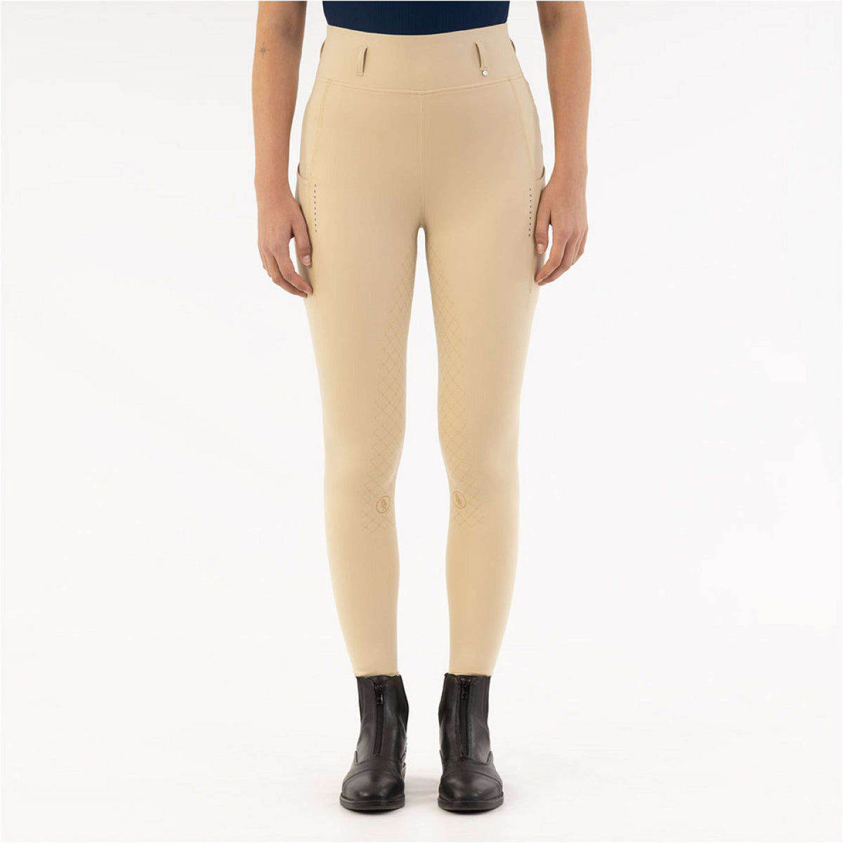BR Leggings da Equitazione Kimore Full Grip Safari