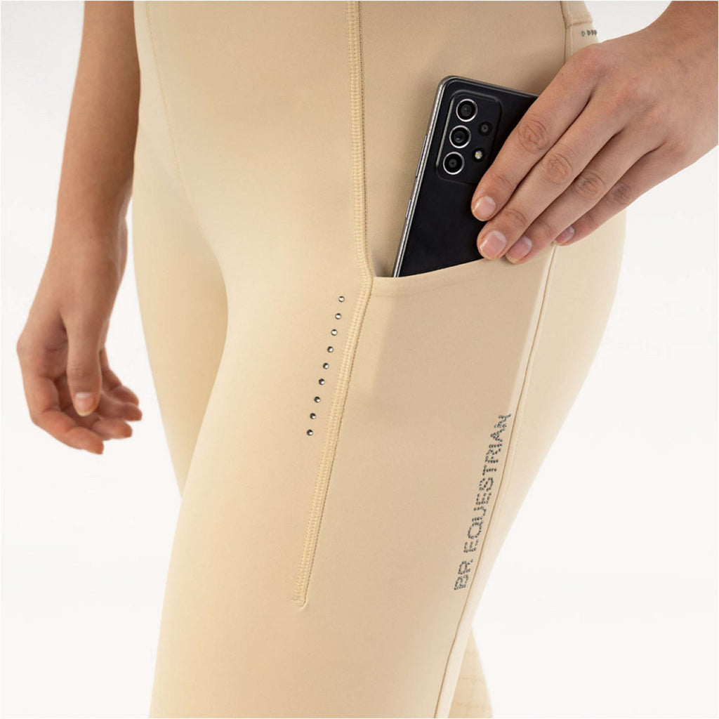 BR Leggings da Equitazione Kimore Full Grip Safari
