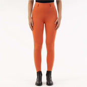 BR Leggings da Equitazione Kimore Full Grip Mecca Orange
