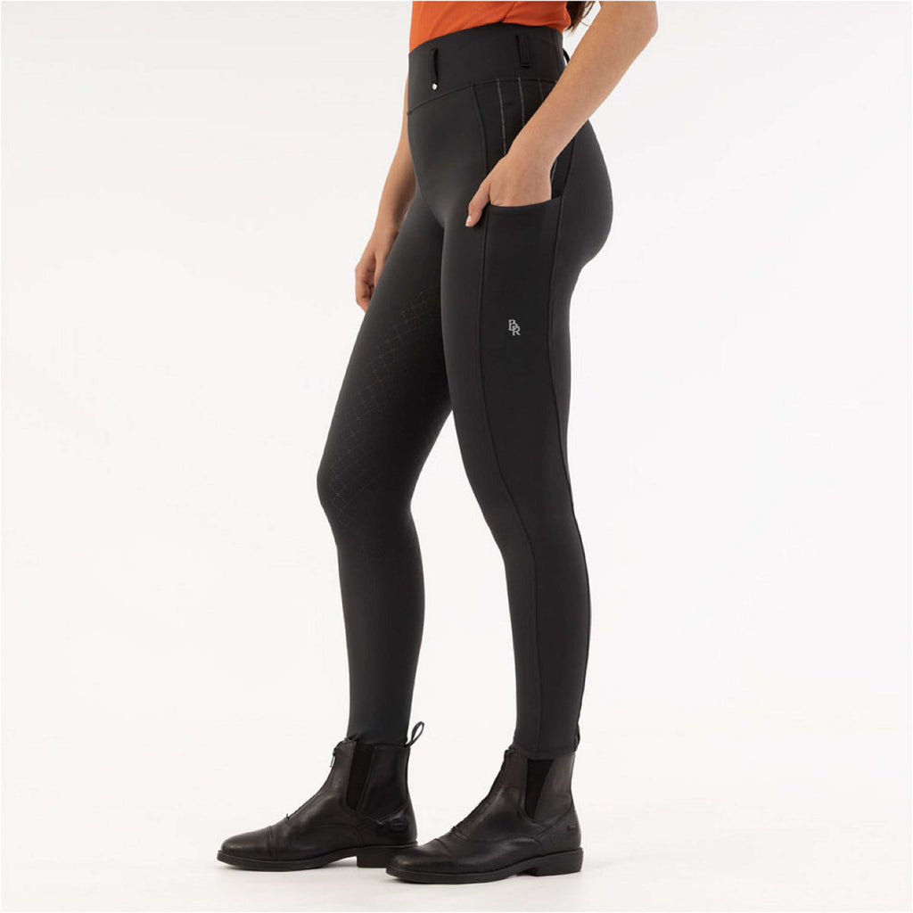 BR Leggings da Equitazione Kelly Full Grip Moonless Night
