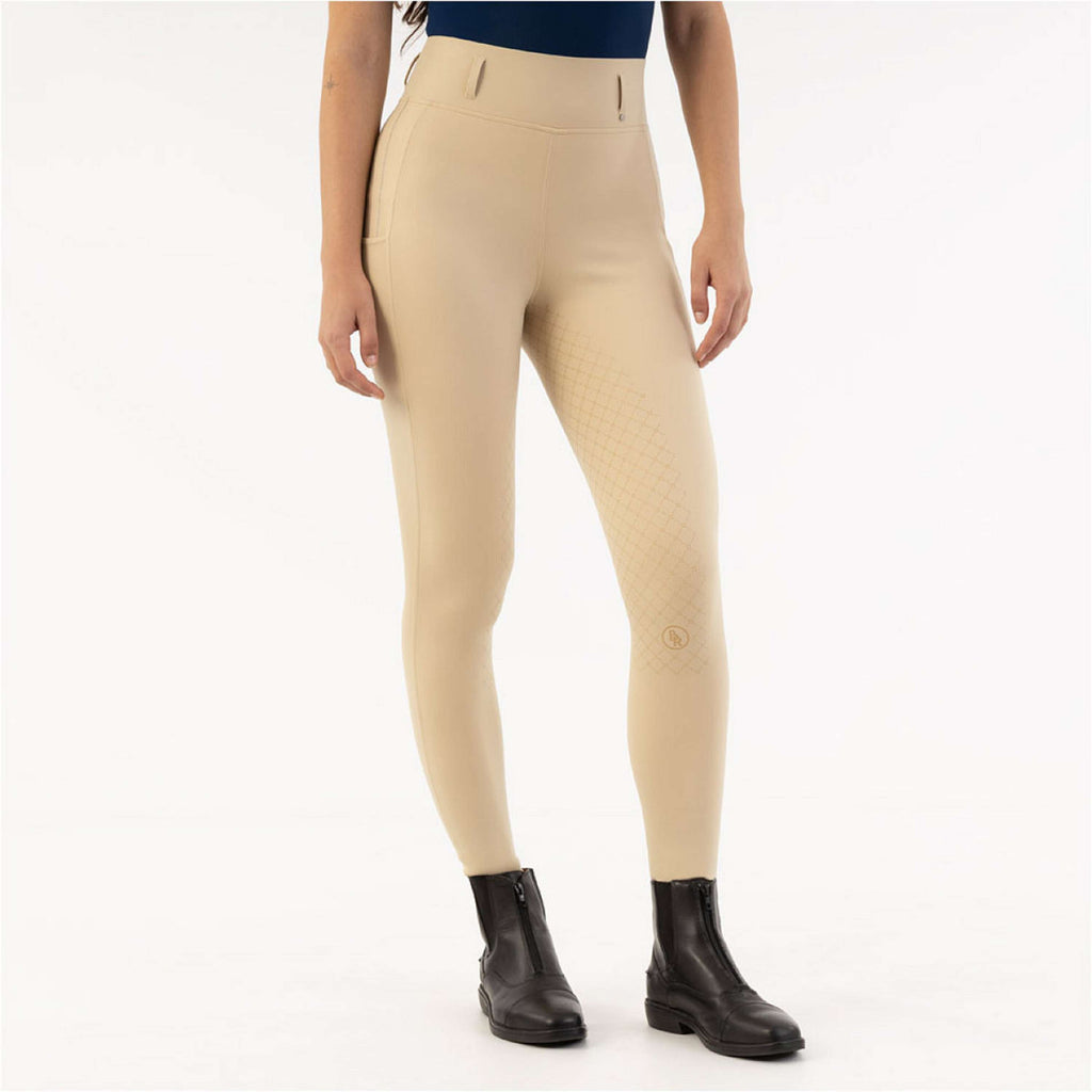 BR Leggings da Equitazione Kelly Full Grip Safari