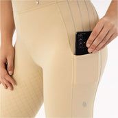BR Leggings da Equitazione Kelly Full Grip Safari
