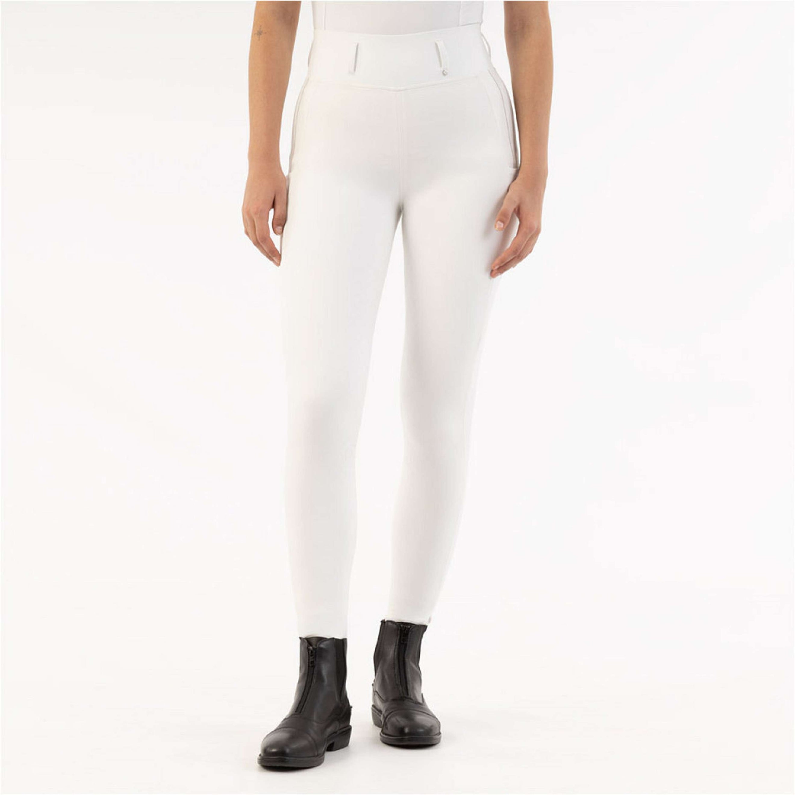 BR Leggings da Equitazione Kelly Full Grip Lucent White BR Leggings da Equitazione Kelly Full Grip Lucent White