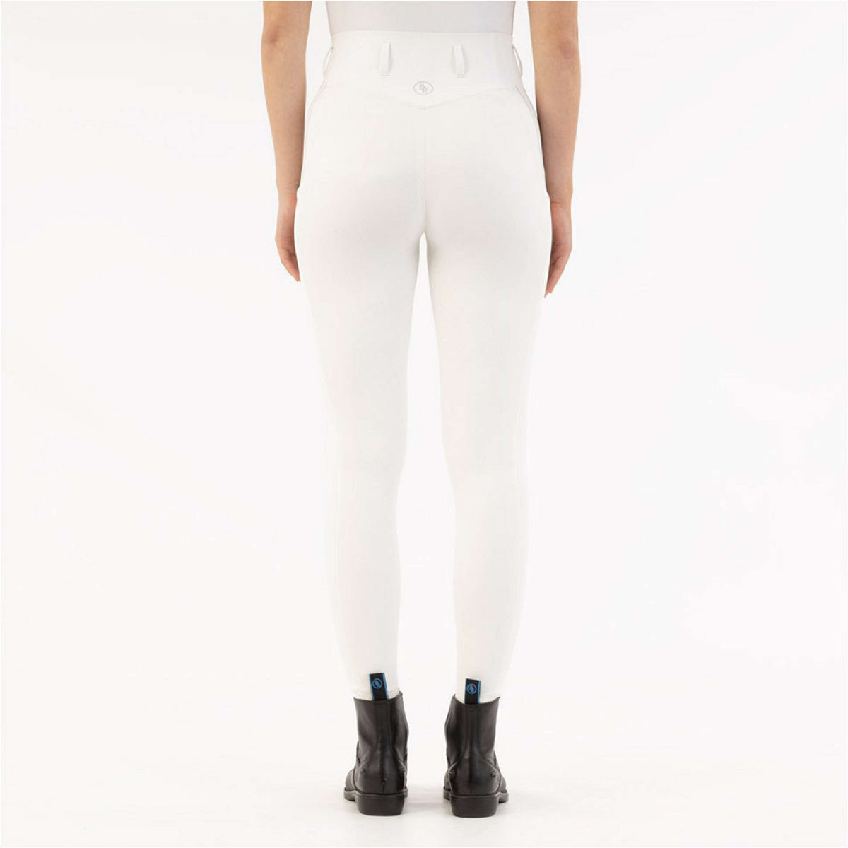 BR Leggings da Equitazione Kelly Full Grip Lucent White