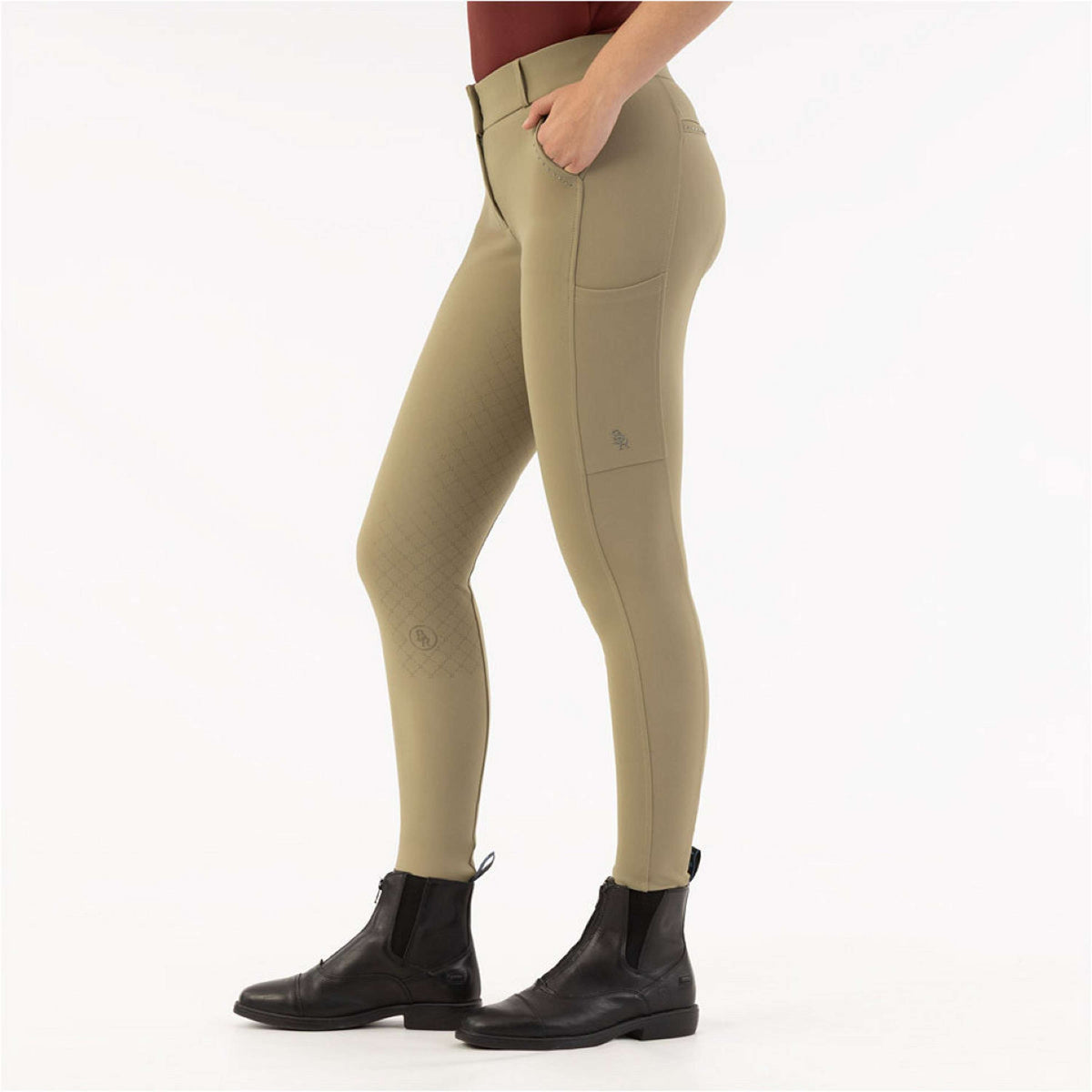 BR Pantaloni da Equitazione Kelsey Full Grip Mermaid