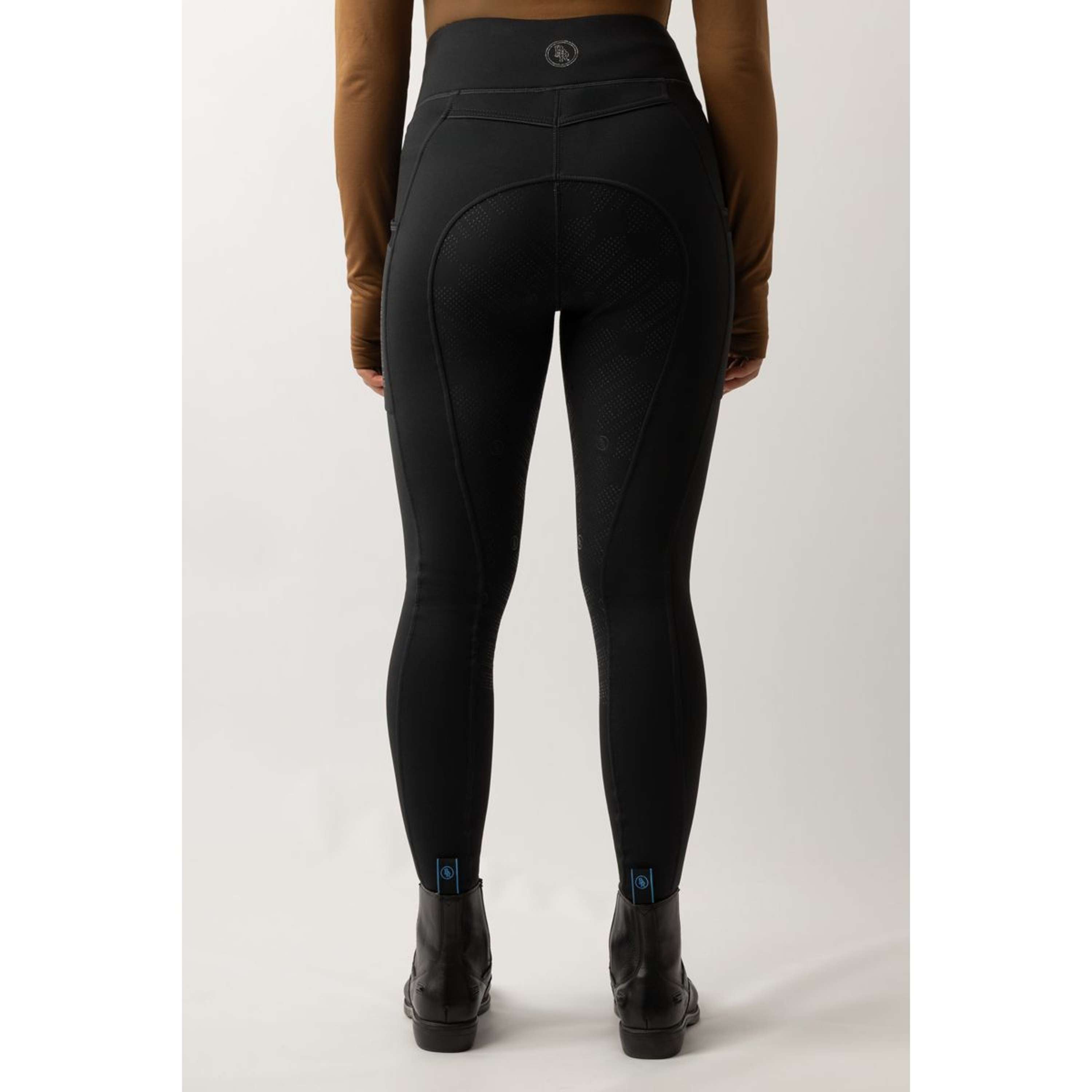 BR Leggings da Equitazione Lelie Pieno Grip Donne Moonless Night