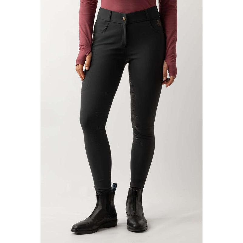 BR Leggings da Equitazione Lendsey Pieno Grip Donne Moonless Night