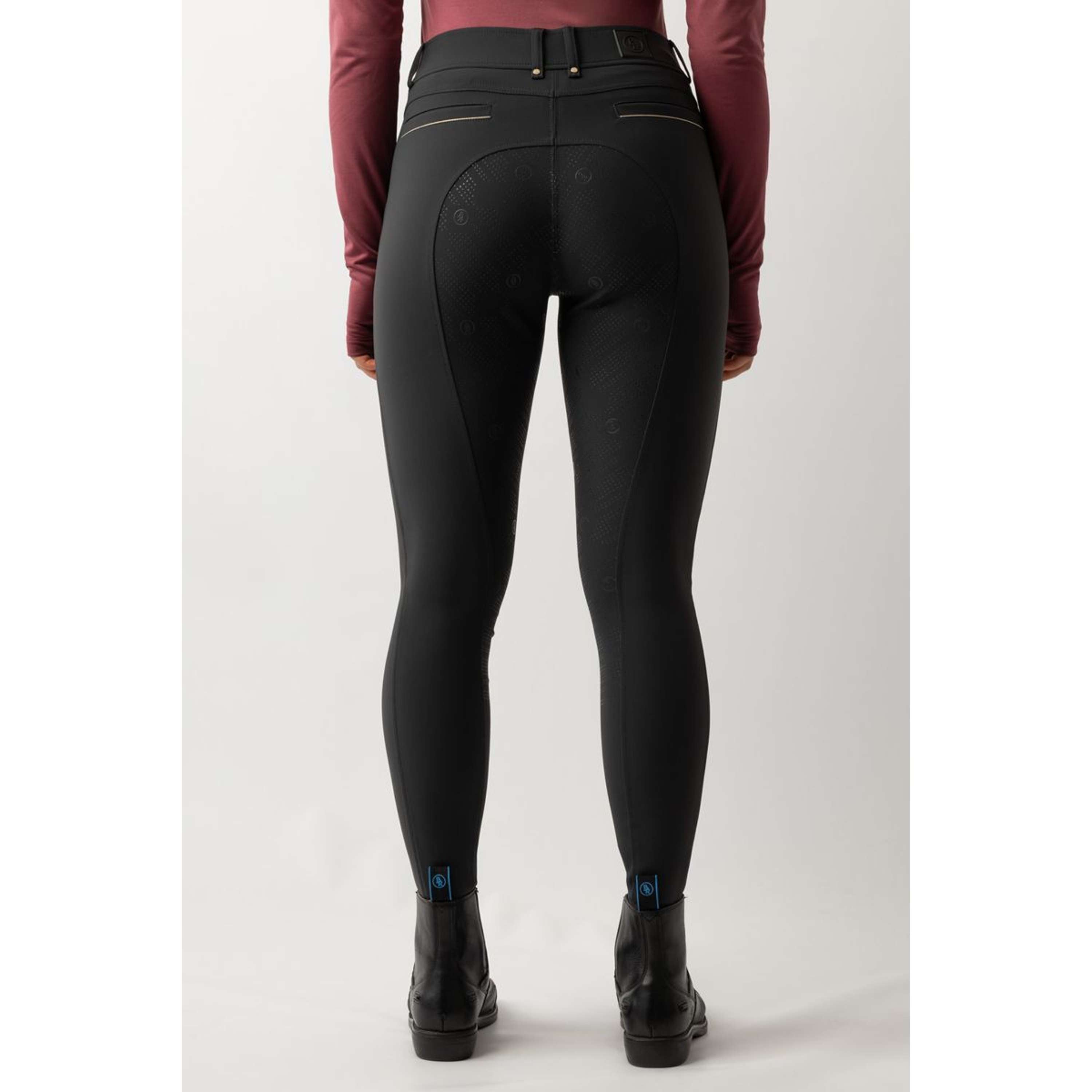 BR Leggings da Equitazione Lendsey Pieno Grip Donne Moonless Night