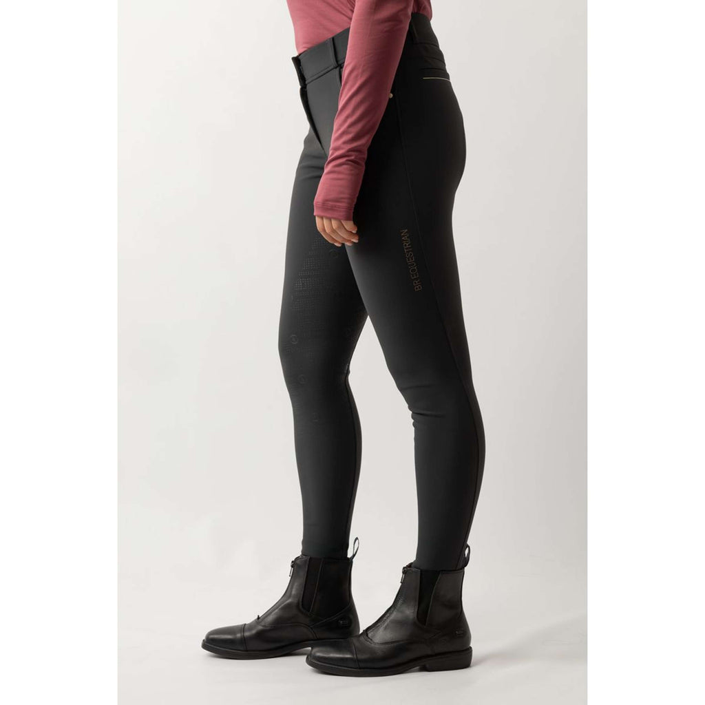 BR Leggings da Equitazione Lendsey Pieno Grip Donne Moonless Night