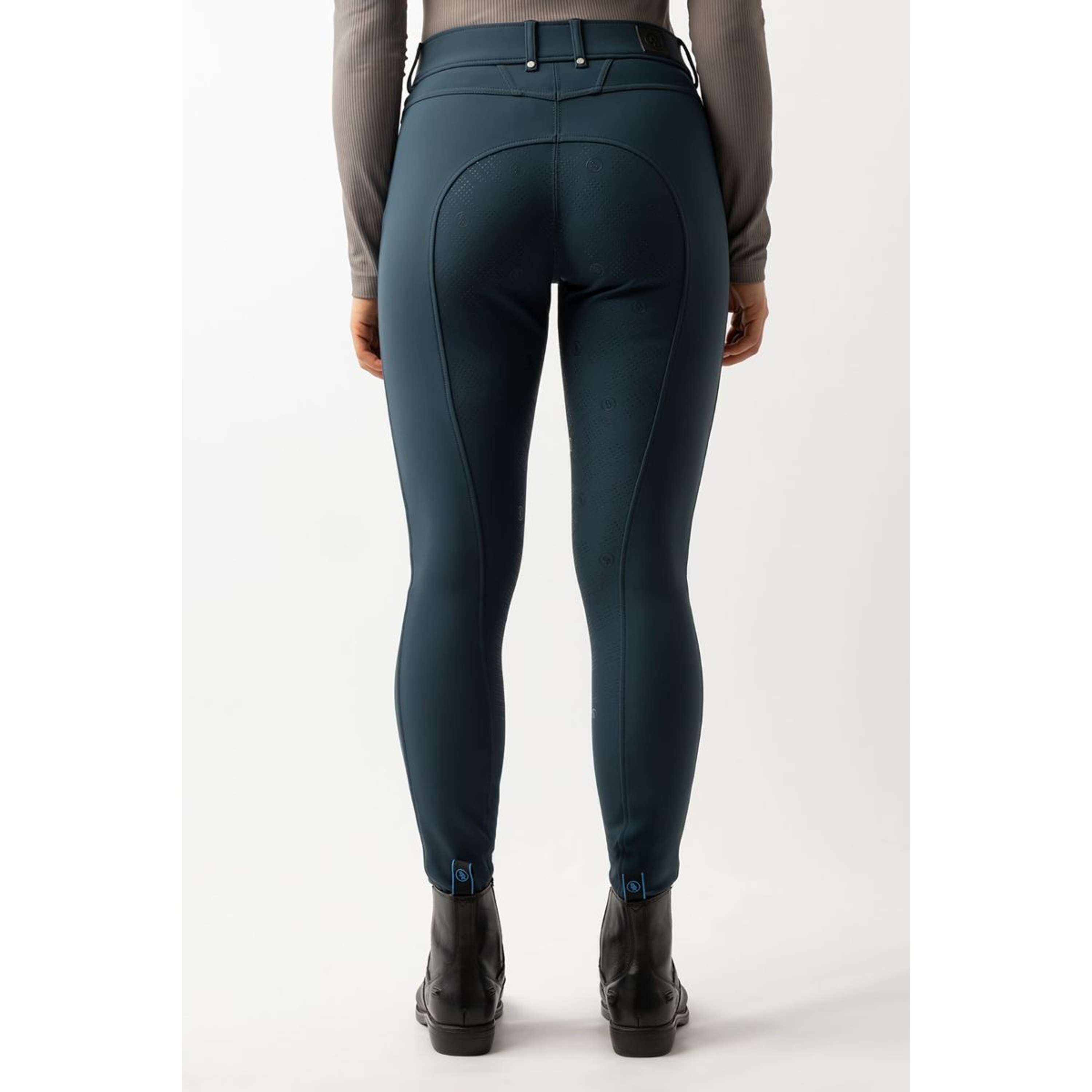 BR Leggings da Equitazione Liana Pieno Grip Donne Stratified Sea