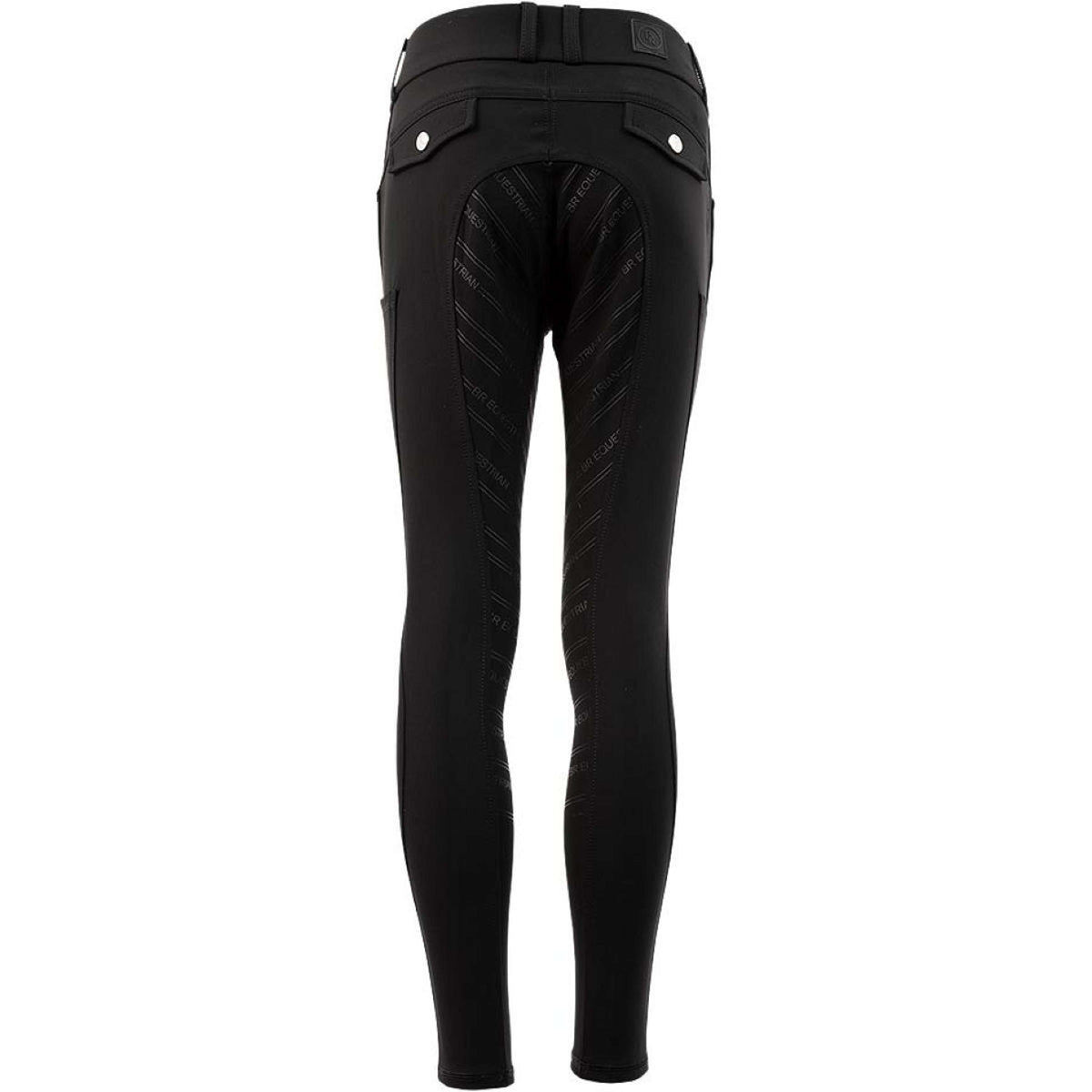 BR Pantaloni da Equitazione Mikai Full Grip Meteorite