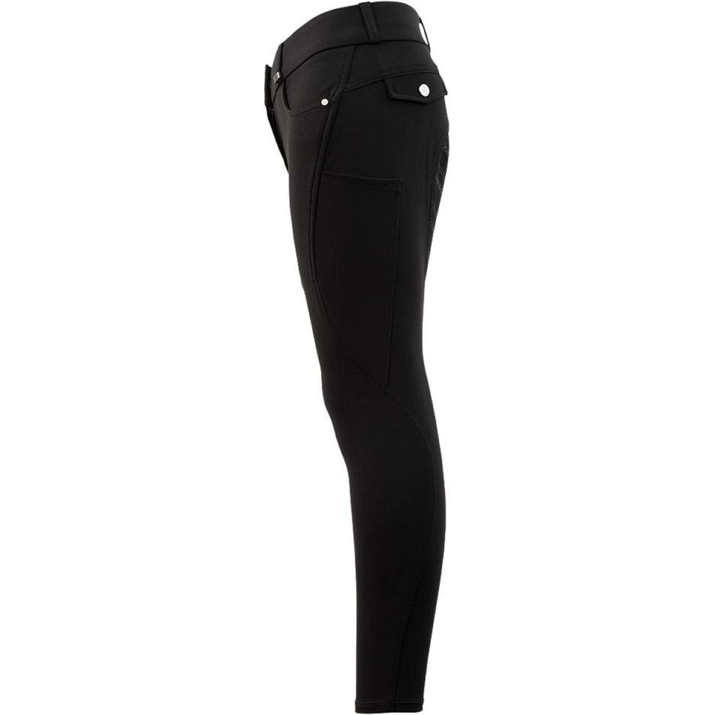 BR Pantaloni da Equitazione Mikai Full Grip Meteorite