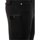 BR Pantaloni da Equitazione Mikai Full Grip Meteorite