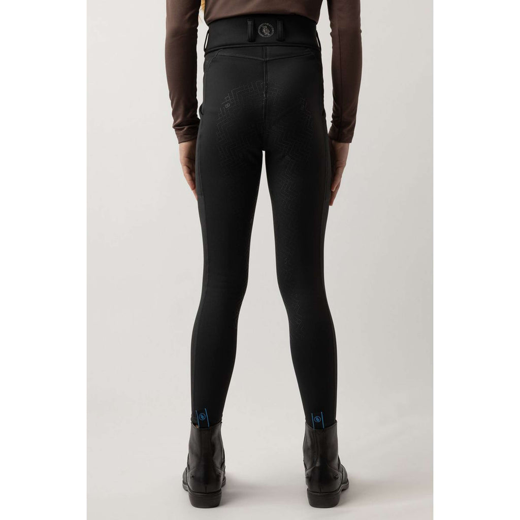 BR Leggings da Equitazione Eevolv Lenny Full Grip Bambini Moonless Night