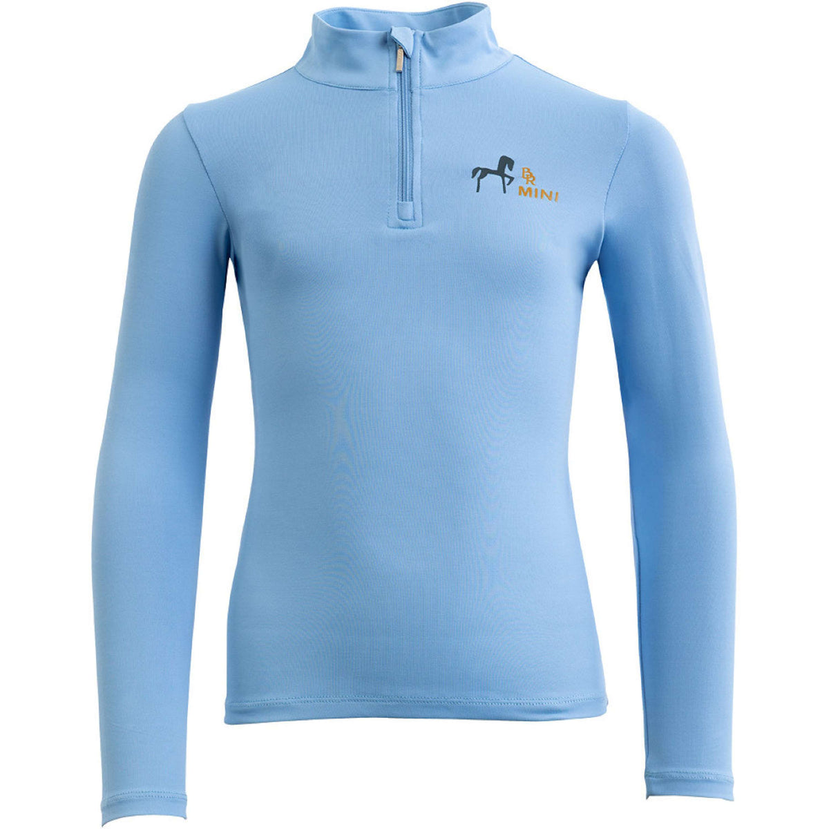 BR Maglia Zip-up Mini Horse Little Blue