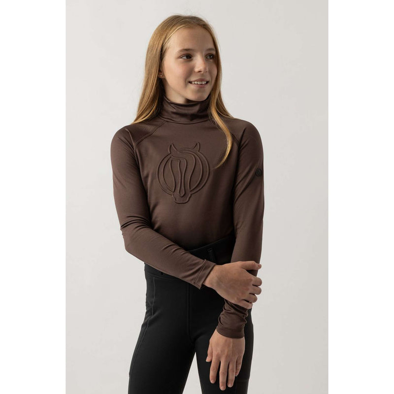 BR Maglione a Collo Alto Eevolv Linn Bambini Choco Martini