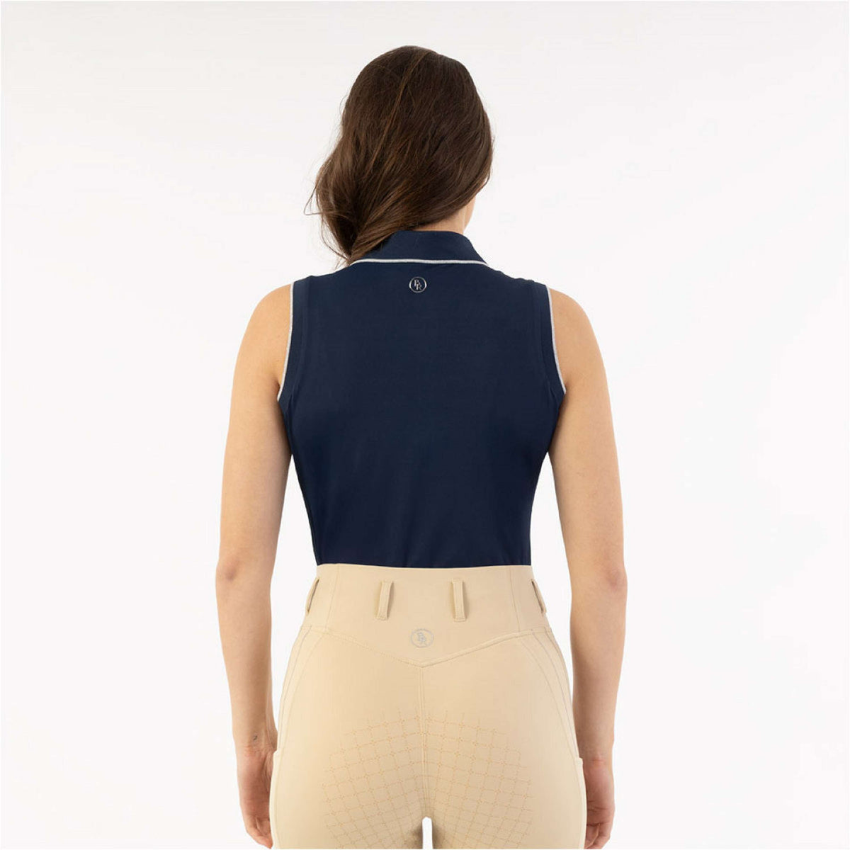 BR Polo Shirt Kiki Senza Maniche Pageant Blue