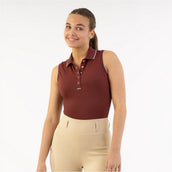 BR Polo Shirt Kiki Senza Maniche New Maroon