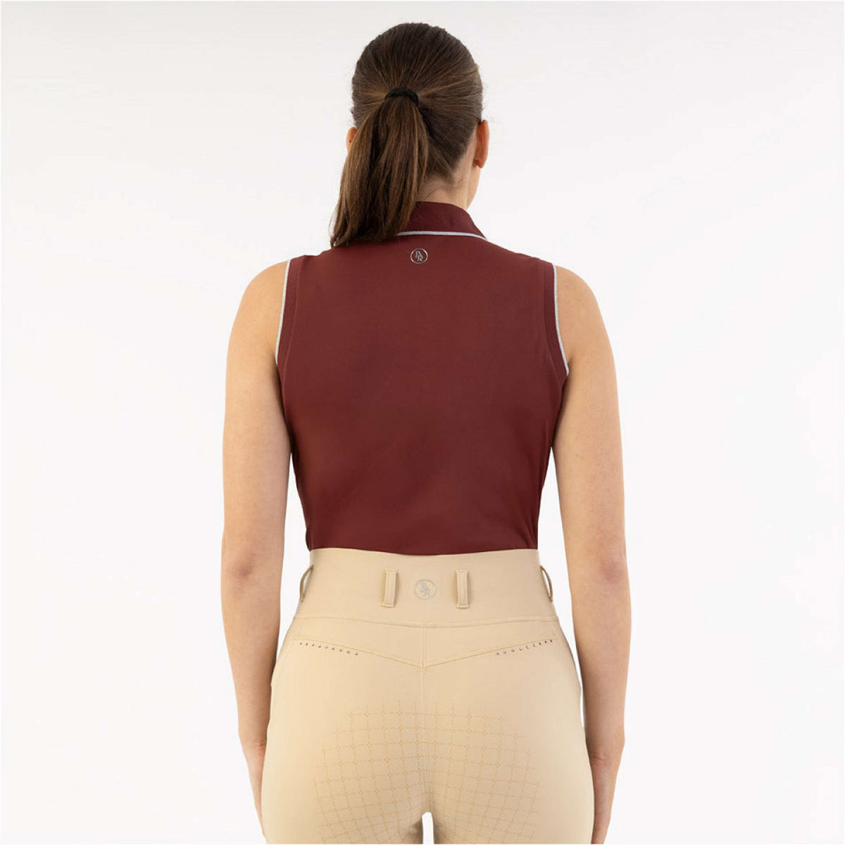BR Polo Shirt Kiki Senza Maniche New Maroon