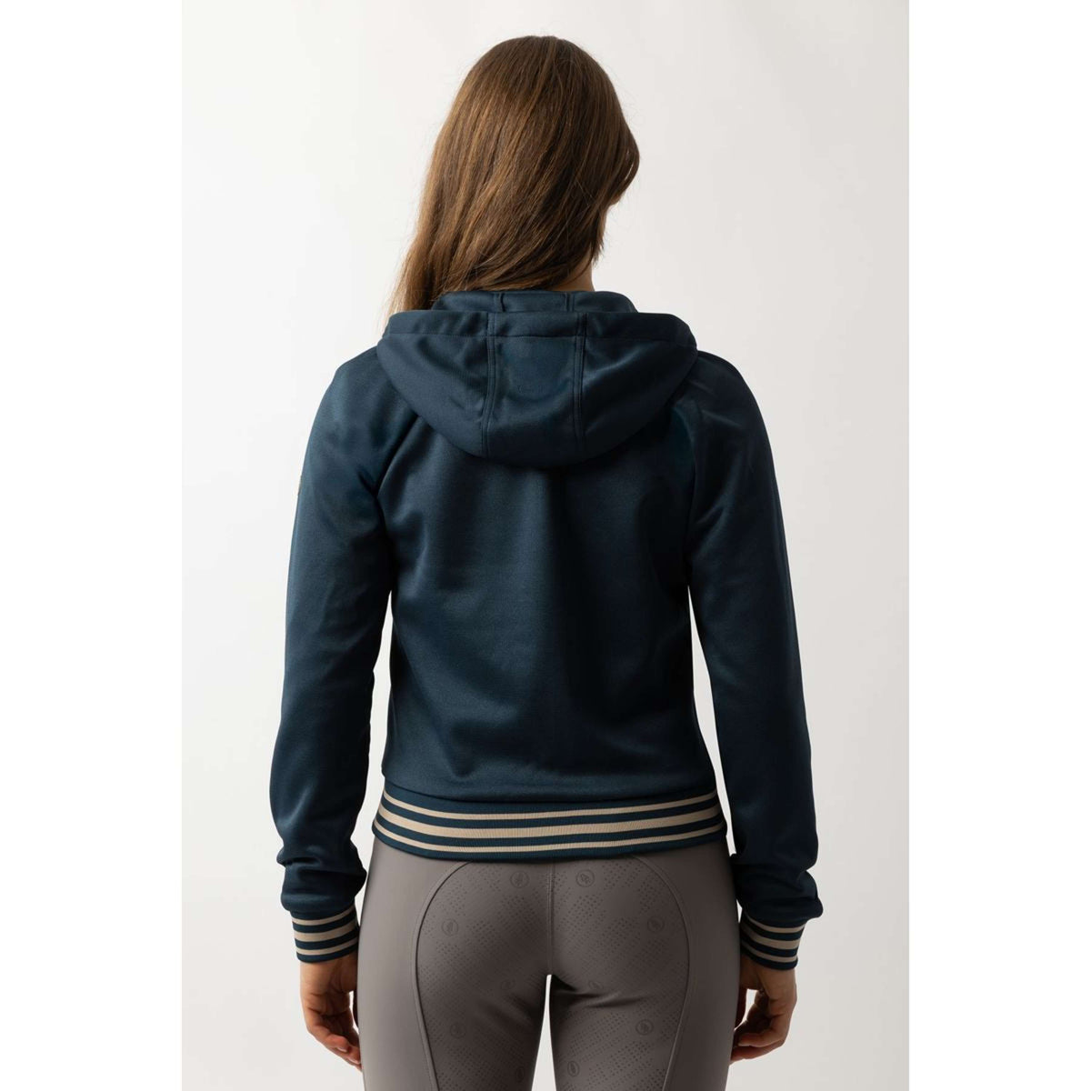 BR Felpa con cappuccio e zip Laura Donne Stratified Sea