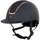 BR Casco da equitazione Omega Painted Glitter Navy/Rose