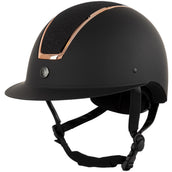 BR Casco da equitazione Omega Painted Glitter Nero/Rosa