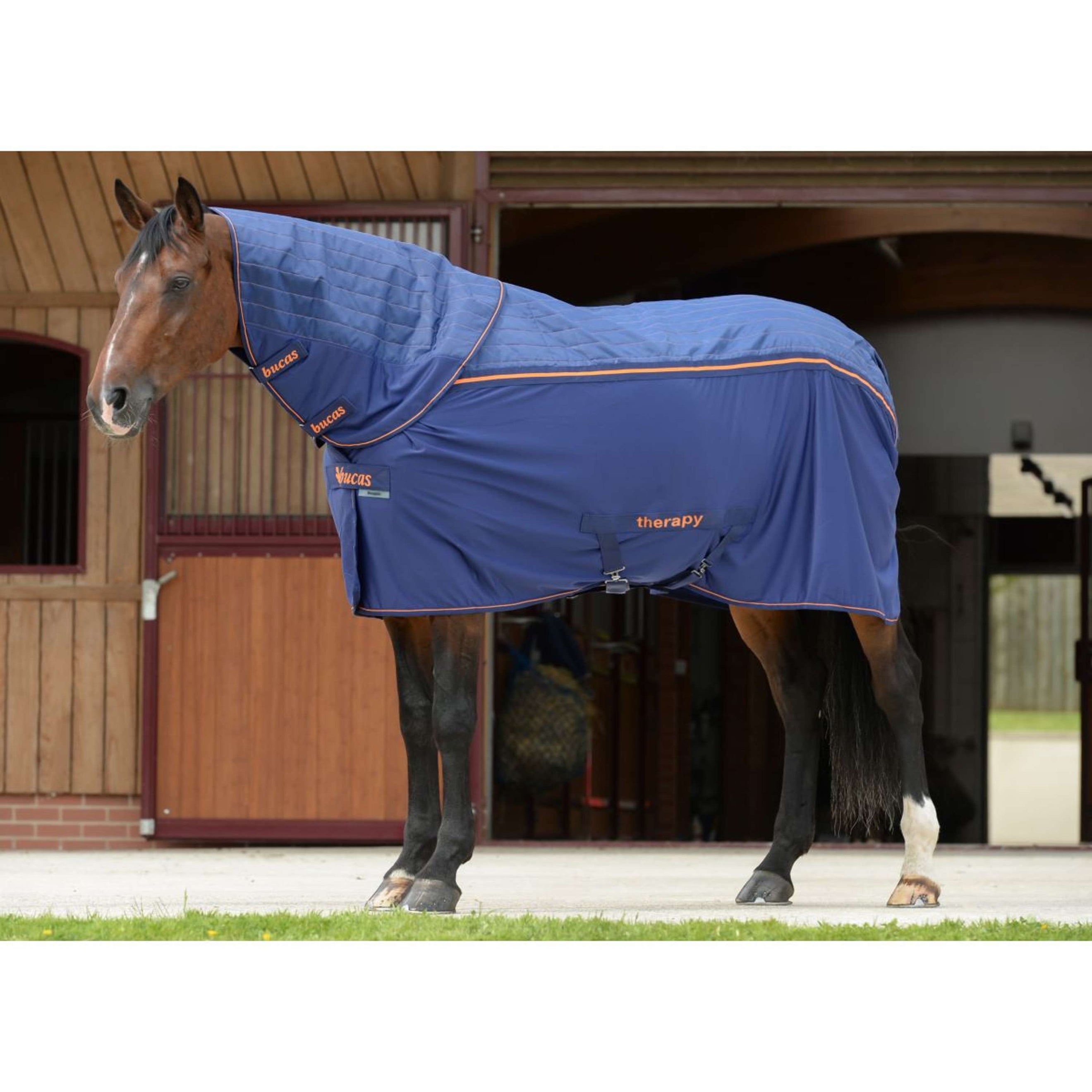 Bucas Therapy Neck Blu marino/arancione Bucas Therapy Neck Blu marino/arancione