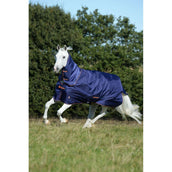 Bucas Therapy Turnout Neck Blu marino/arancione