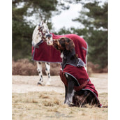 Bucas Coperta per Cani Show-Line Borgogna/Grigio