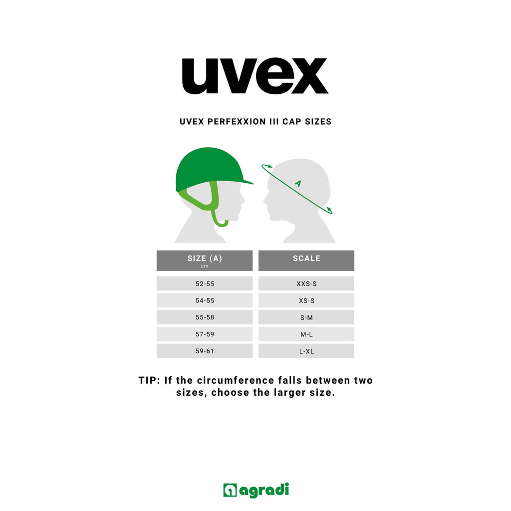 Uvex Cappellino Perfexxion III xc Nero opaco