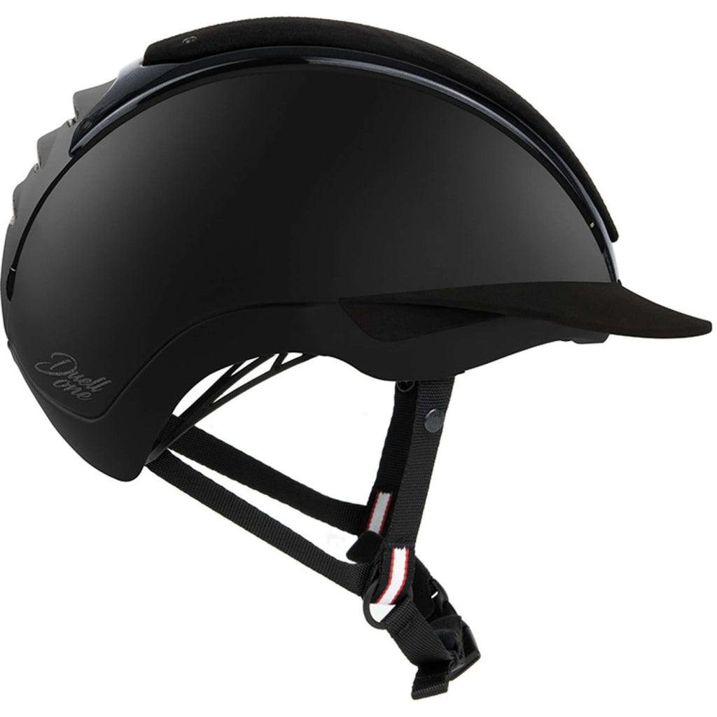 Casco Casco da Equitazione Duell One Black Carbon