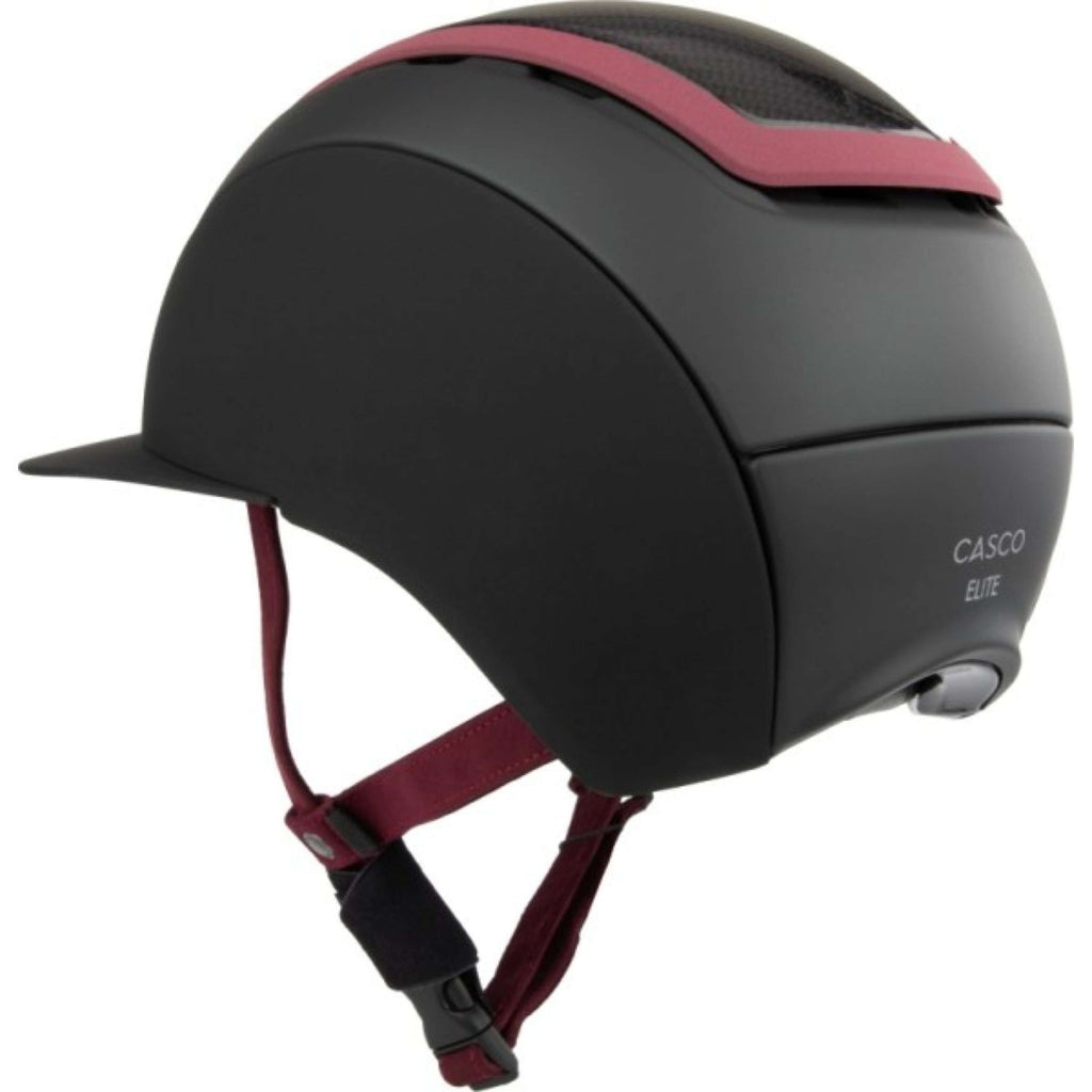 Casco Casco da Equitazione Elite Carbon Burgundy