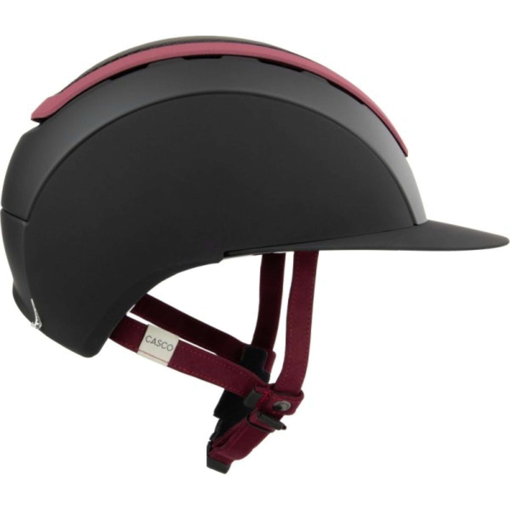 Casco Casco da Equitazione Elite Carbon Burgundy