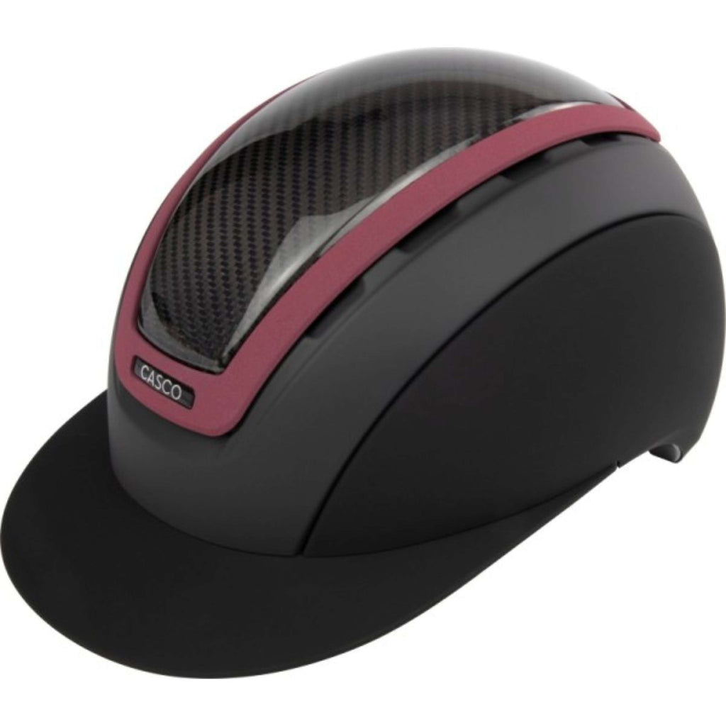 Casco Casco da Equitazione Elite Carbon Burgundy