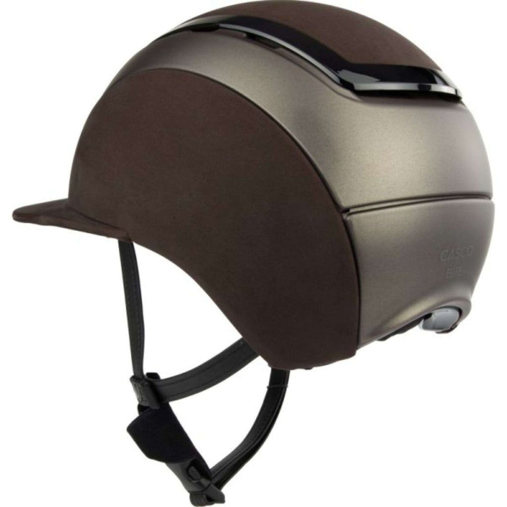 Casco Casco da Equitazione Elite Valiant Brown