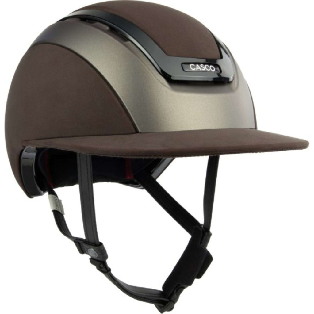 Casco Casco da Equitazione Elite Valiant Brown