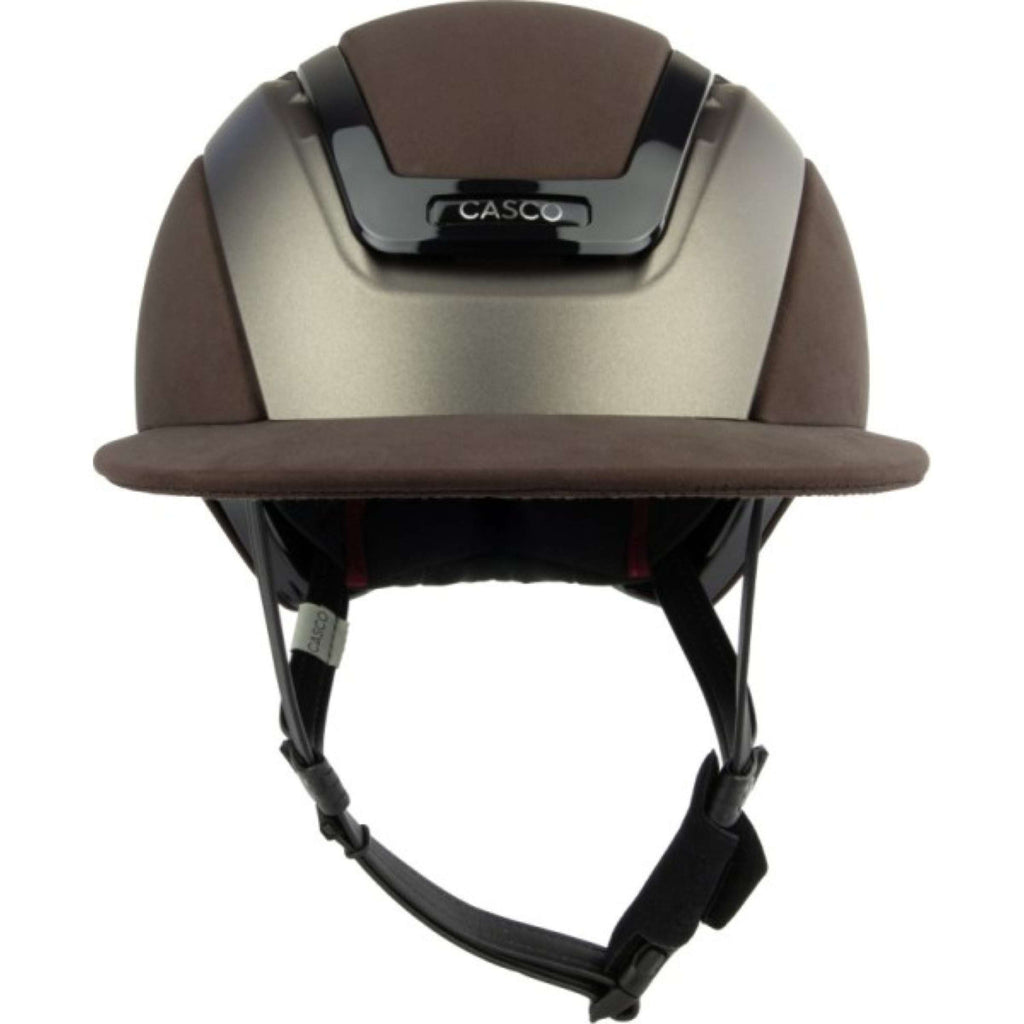 Casco Casco da Equitazione Elite Valiant Brown
