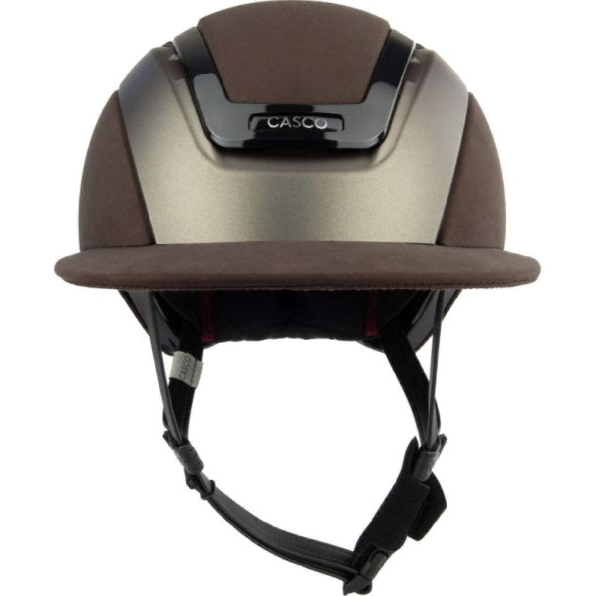 Casco Casco da Equitazione Elite Valiant Brown