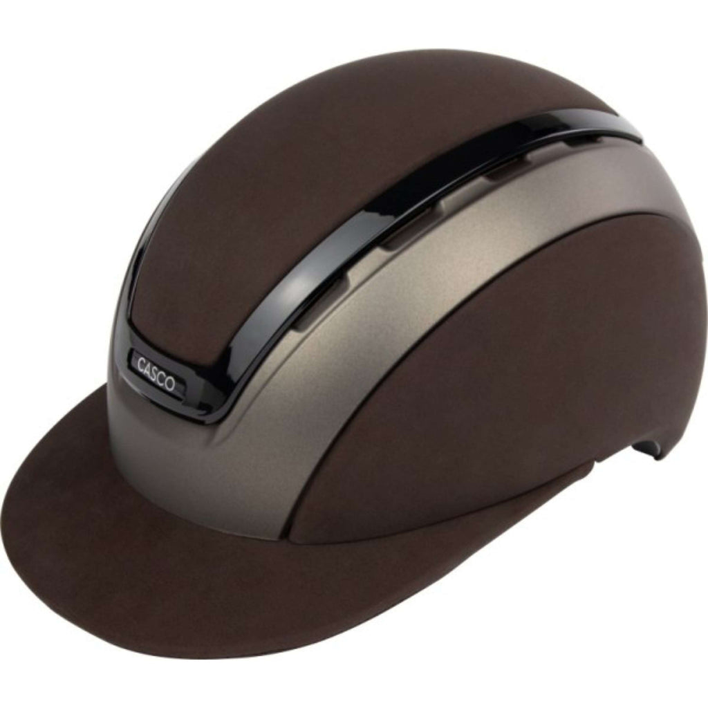 Casco Casco da Equitazione Elite Valiant Brown